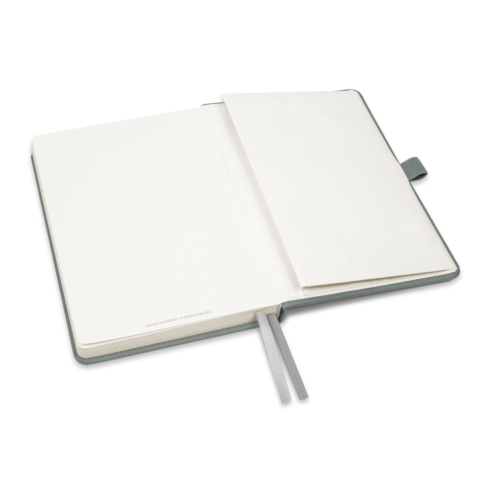 image 1 of Notes London A5 Italian Styled Moretti Notebook Light Grey