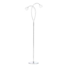 BHS Soni Floor Lamp | Silver | Chrome | 1