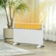 image 2 of HOMCOM 1500W Panel Heater, Low Energy Electric Heater for Home, White
