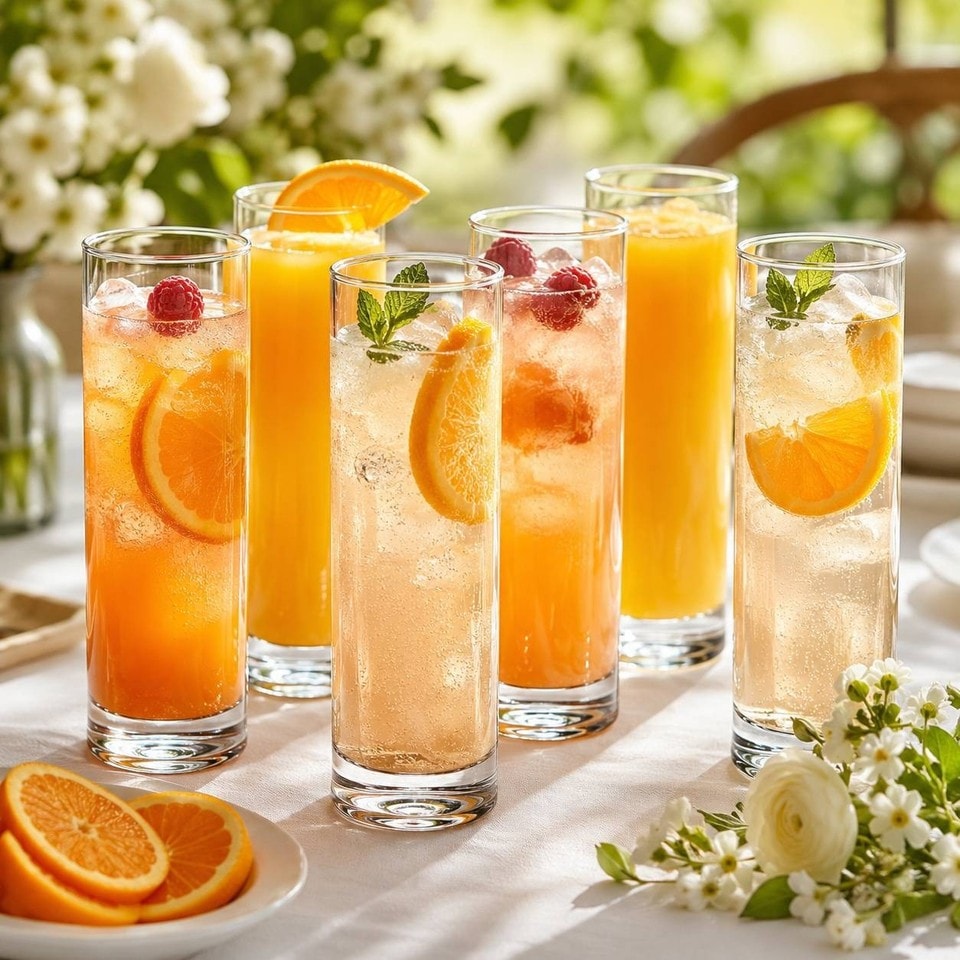 image 1 of 370ml Tall Pub Cocktail Glasses Highball Tumblers Clear Glass Set of 6