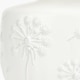 image 5 of Dandelion Flowers White Small Floral Ceramic Table Lamp | White | White | 1