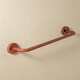 image 2 of Cosmic Towel Rail with Hanger Bolts & Stainless Steel for Bathroom, Terracotta
