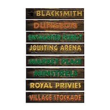 Medieval Sign Decorations - 61cm - Pack of 8
