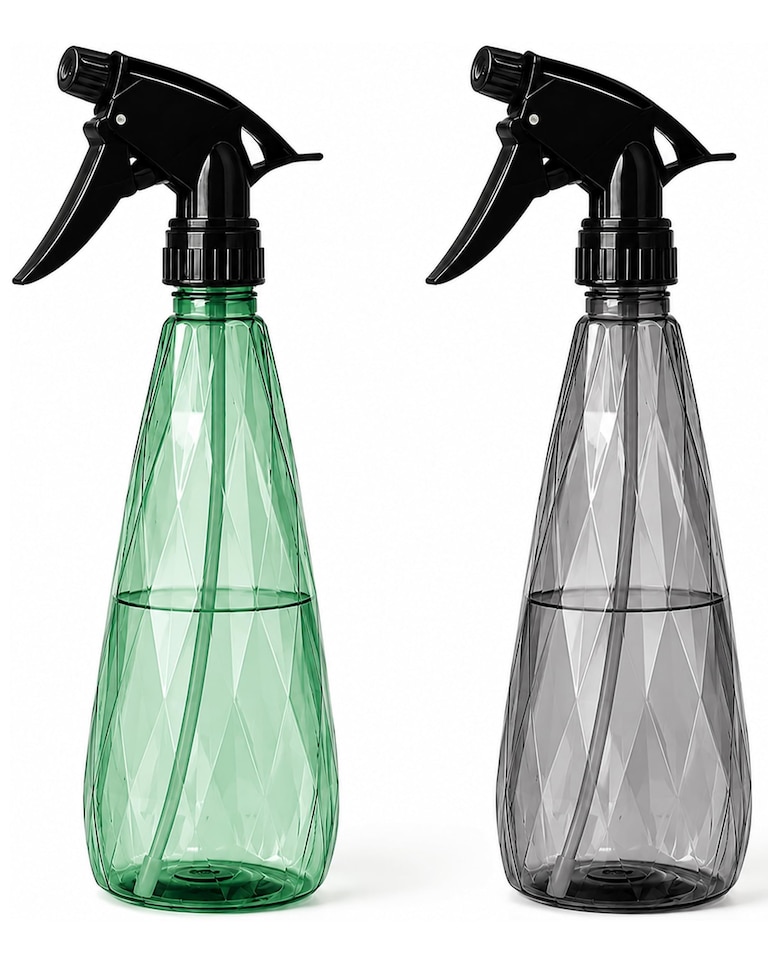 image 1 of Keplin 600ml Water Spray Bottles 2 Pack Adjustable Mist Nozzle for Plants