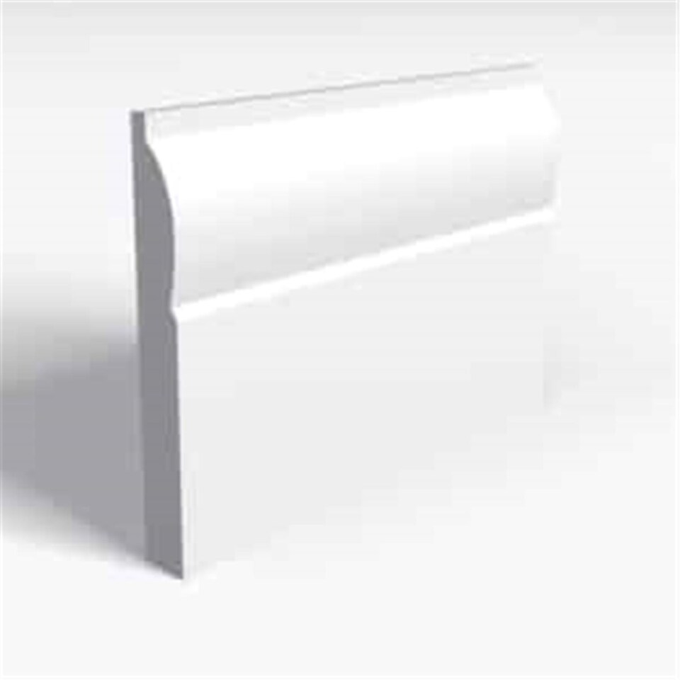 Pack of 15 (Total 15 Units) - Moisture Resistant MDF Primed Sunrise Skirting Board & Rebate - 25mm (T) x 94mm (H) x 3050mm (L)