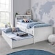 image 1 of Veera White Guest Bed With Drawers And Trundle