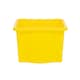 image 4 of Wham Stack & Store 4 x 35L Plastic Storage Boxes | Yellow | 4