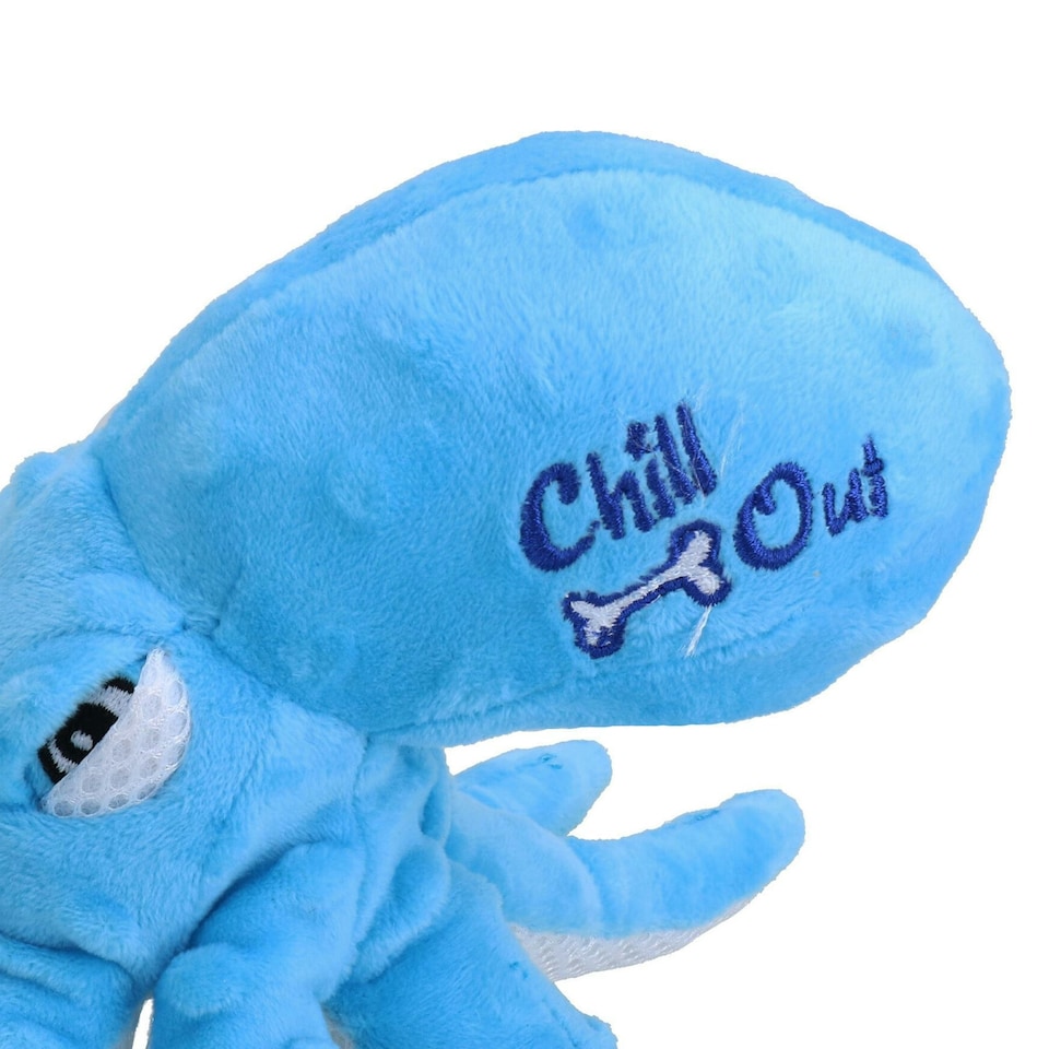 image 1 of Chill Out Octopus Dog Plush Hydration Cooling Summer Play Toy Home Pet Toy