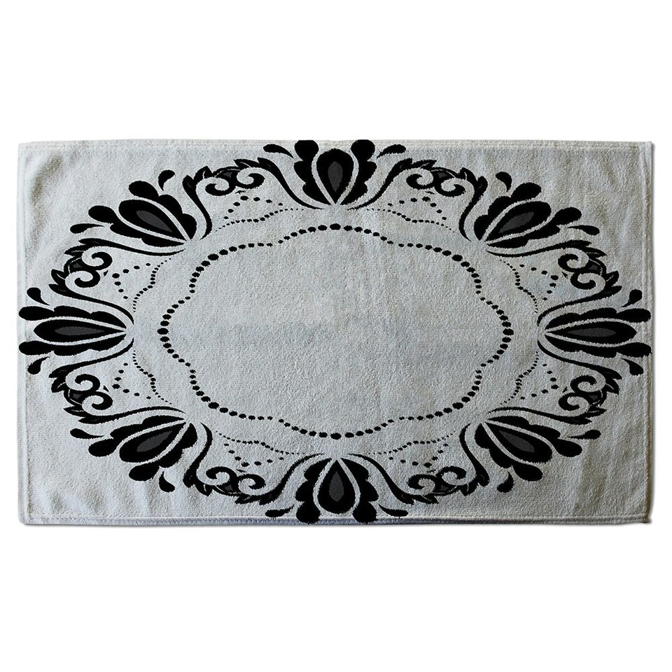 image 1 of Decorative Floral Element (Bath Towel)