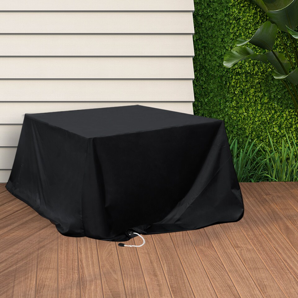 image 1 of Marlow Outdoor Furniture Cover Garden Patio Waterproof Rain UV Protector | Black | 213cm