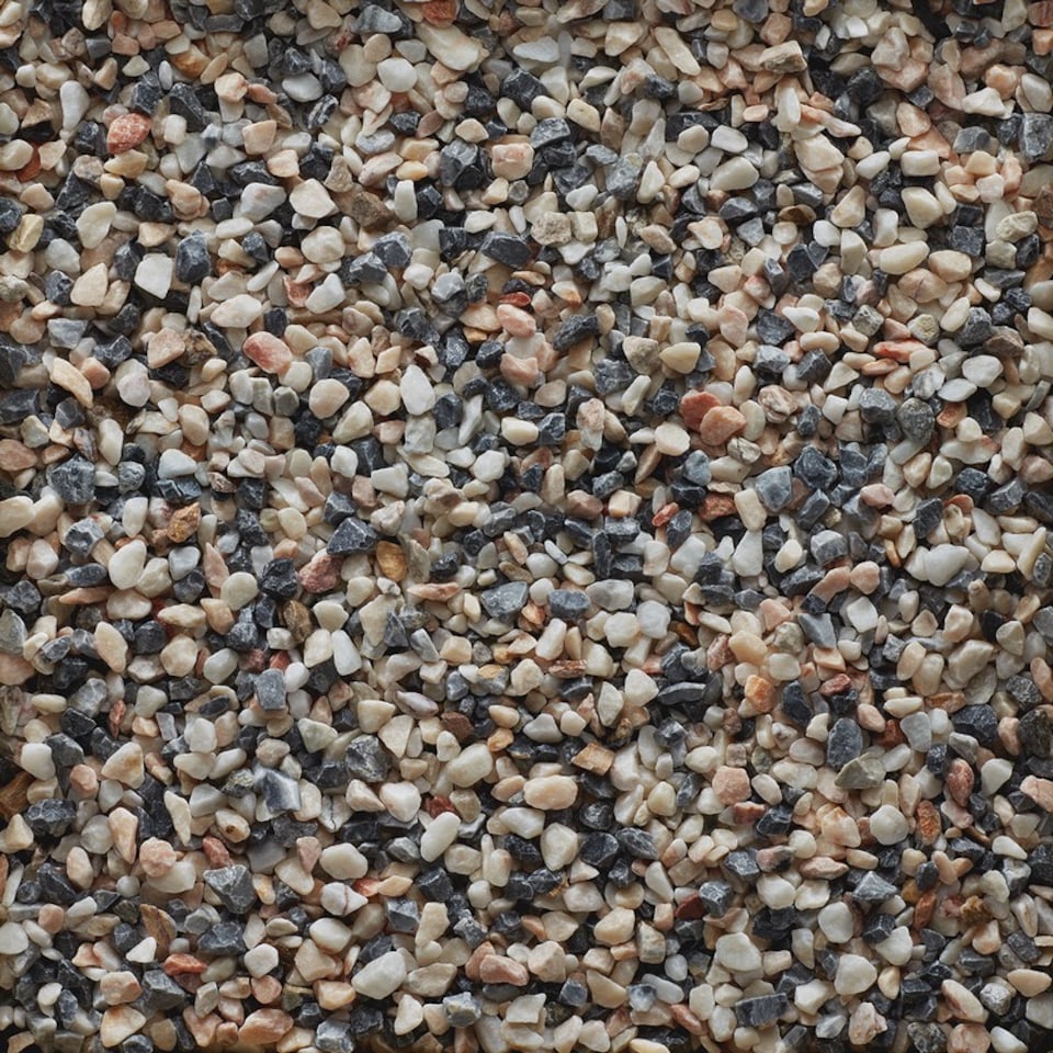 image 1 of Natural Coral Bulk Bag 850 kg Premium Chippings - 16-32 mm White Gravel with Rose Tones - L100 x W100 x H80 cm