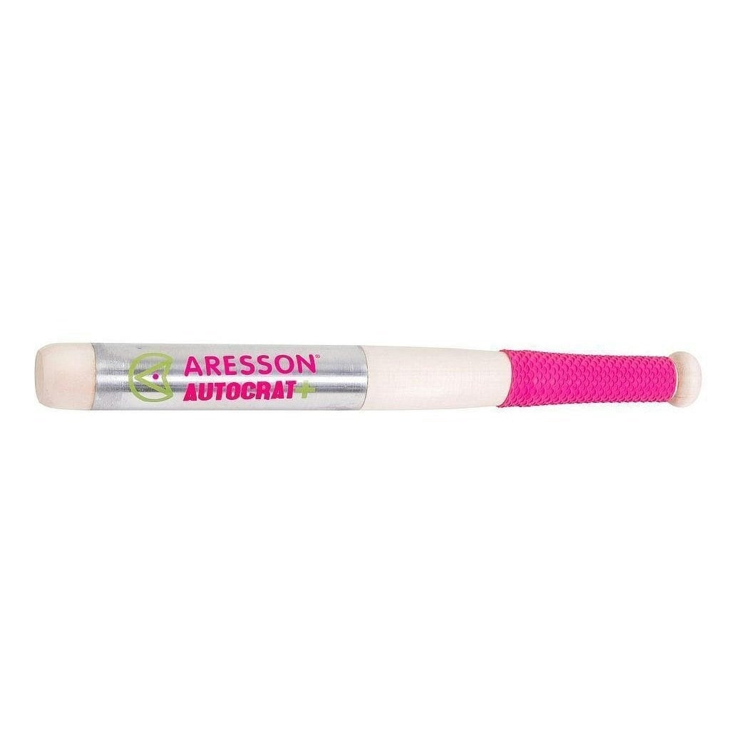 Aresson Autocrat Plus Rounders Bat - Cream/Pink - 18in