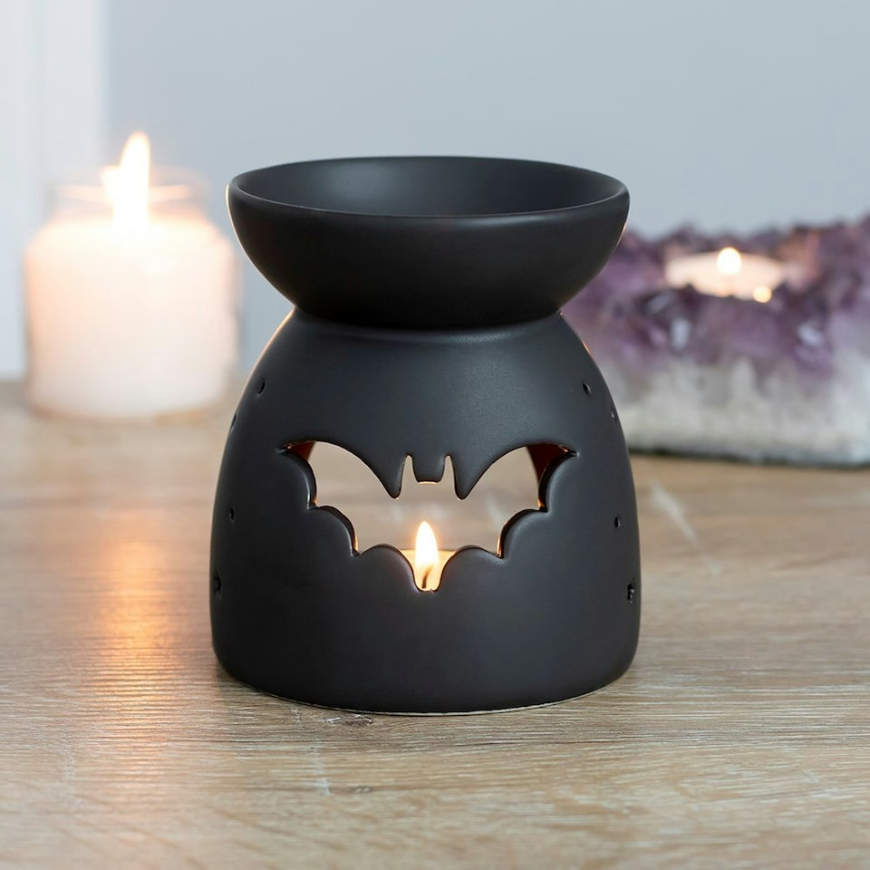 image 1 of Something Different Bat Oil Burner - Black - One Size