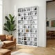 image 8 of CD Shelf Unit Christel - 27 compartments for up to 1080 CDs | White | white | 102 x 23,50 x 180 cm | 1