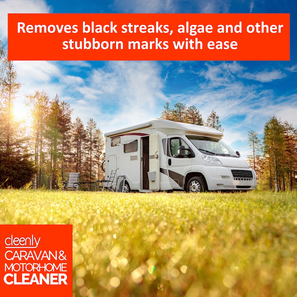 image 1 of Cleenly Caravan & Motorhome Cleaner Dirt & Algae Remover 2L
