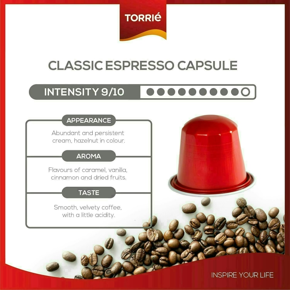 image 1 of Classic Aluminium Nespresso ® Compatible Coffee Capsules (30 Pods)