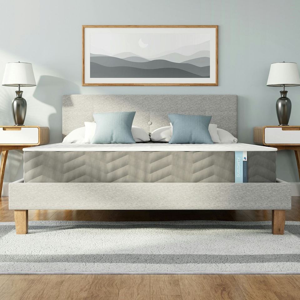 image 1 of Summerby Sleep Double Three Zone Memory Foam and Coil Sprung Hybrid Mattress