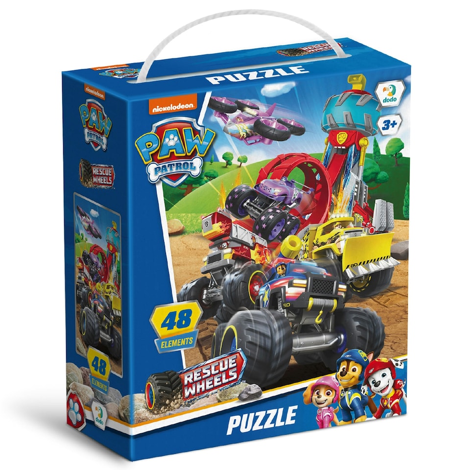 image 1 of Dodo Paw Patrol Rescue Wheels  48 PIece Jigsaw Puzzle