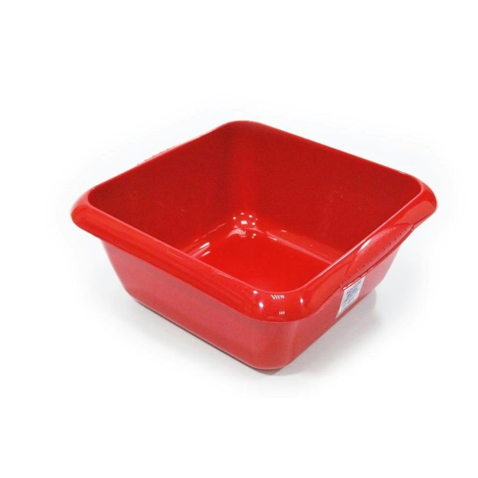 TML Plastic Square 7L Washing Up Bowl - Glitter - 7L
