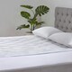 image 1 of BHS Hotel Collection Plush Topper, Super King White | Super King