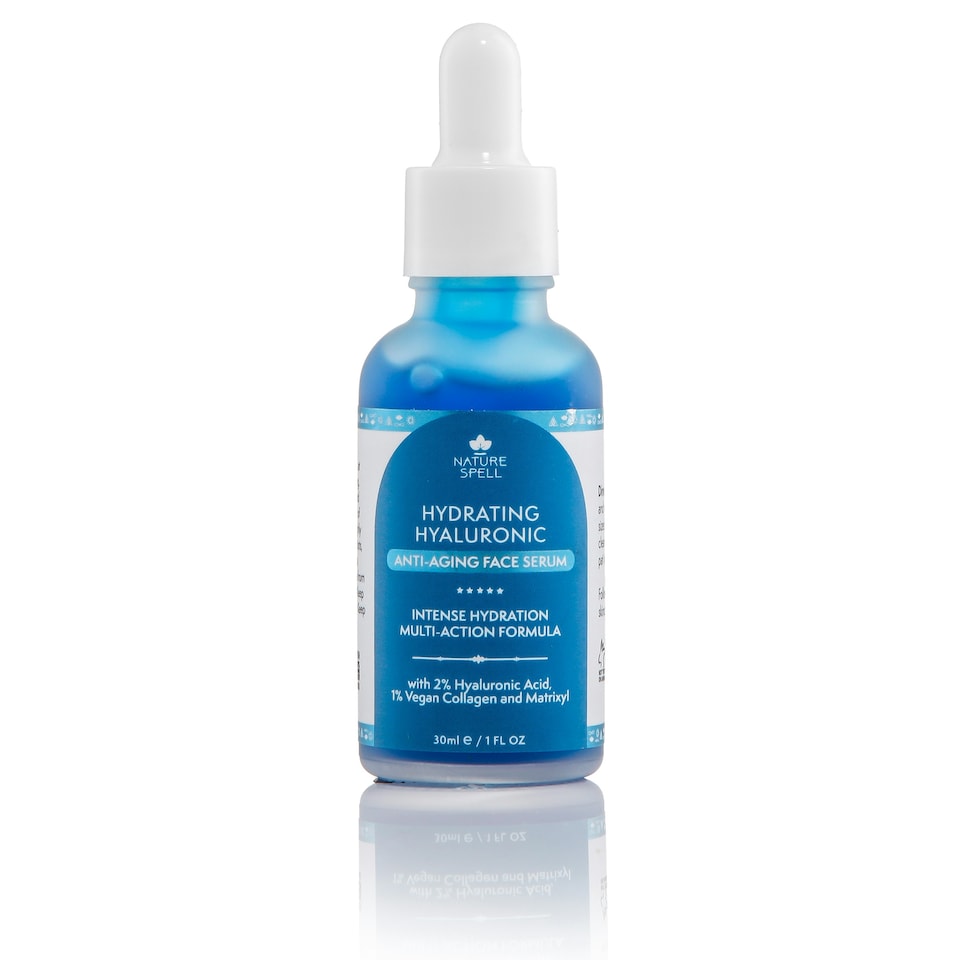 image 1 of Nature Spell 2% Hyaluronic Acid + 1% Vegan Collagen Face Serum