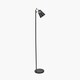 image 5 of Black and Brushed Brass Task Floor Lamp Black | Gold