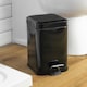 image 5 of Harbour Housewares Square Bathroom Pedal Bins - 3 Litre - Black - Pack of 2