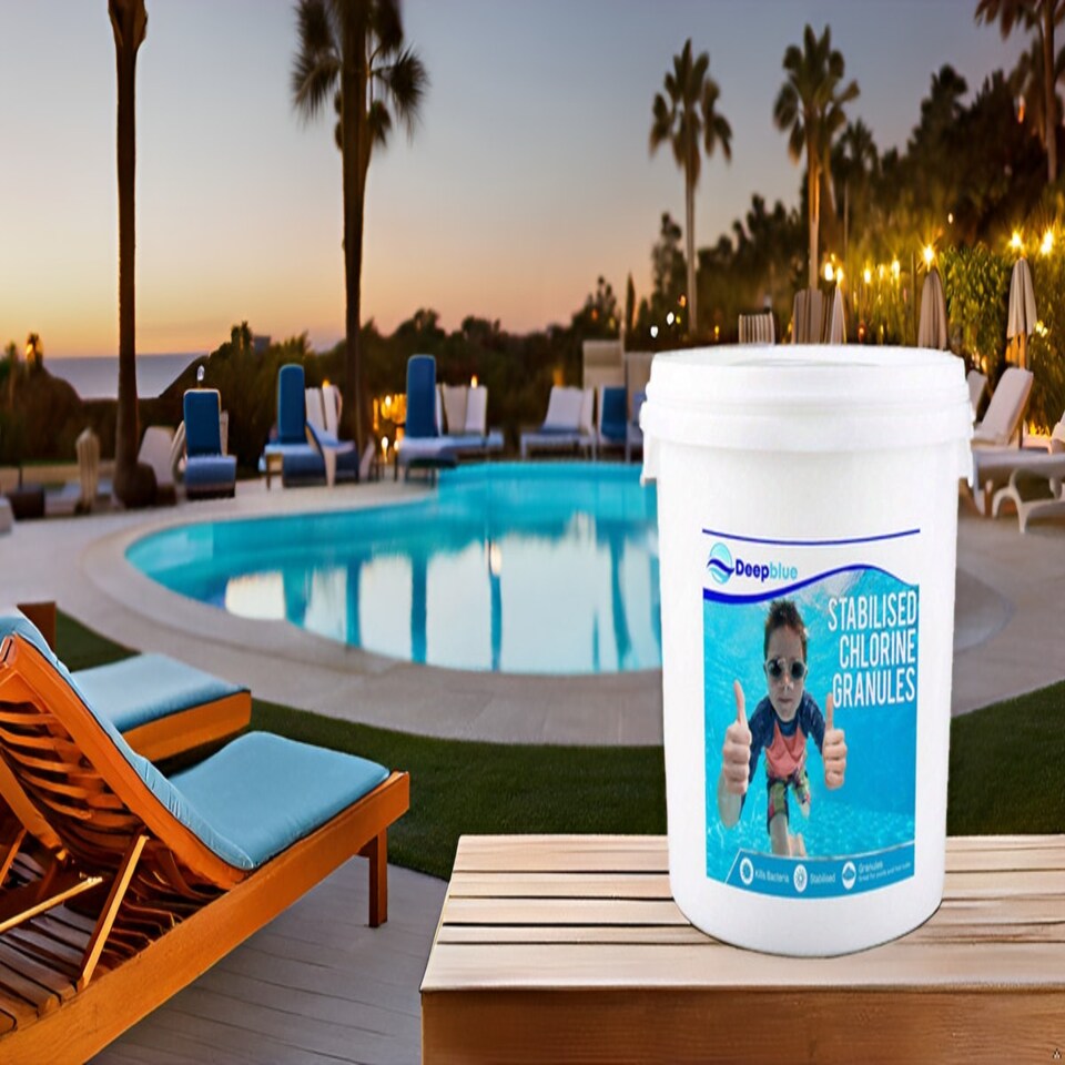 image 1 of Deep Blue Pro - Stabilised Chlorine Granules 2kg Rapid dissolve Neutral PH