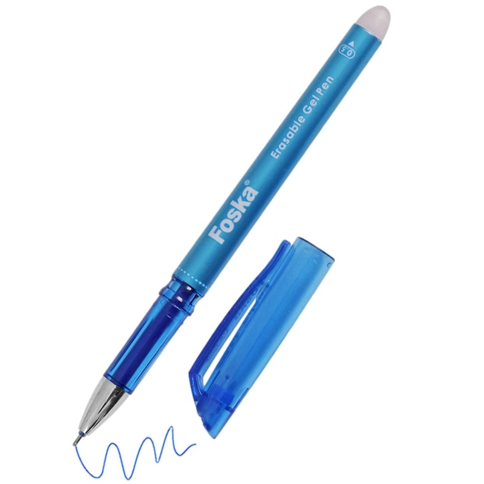 image 1 of Pack of 12 Blue Erasable Gel Pens 0.5mm