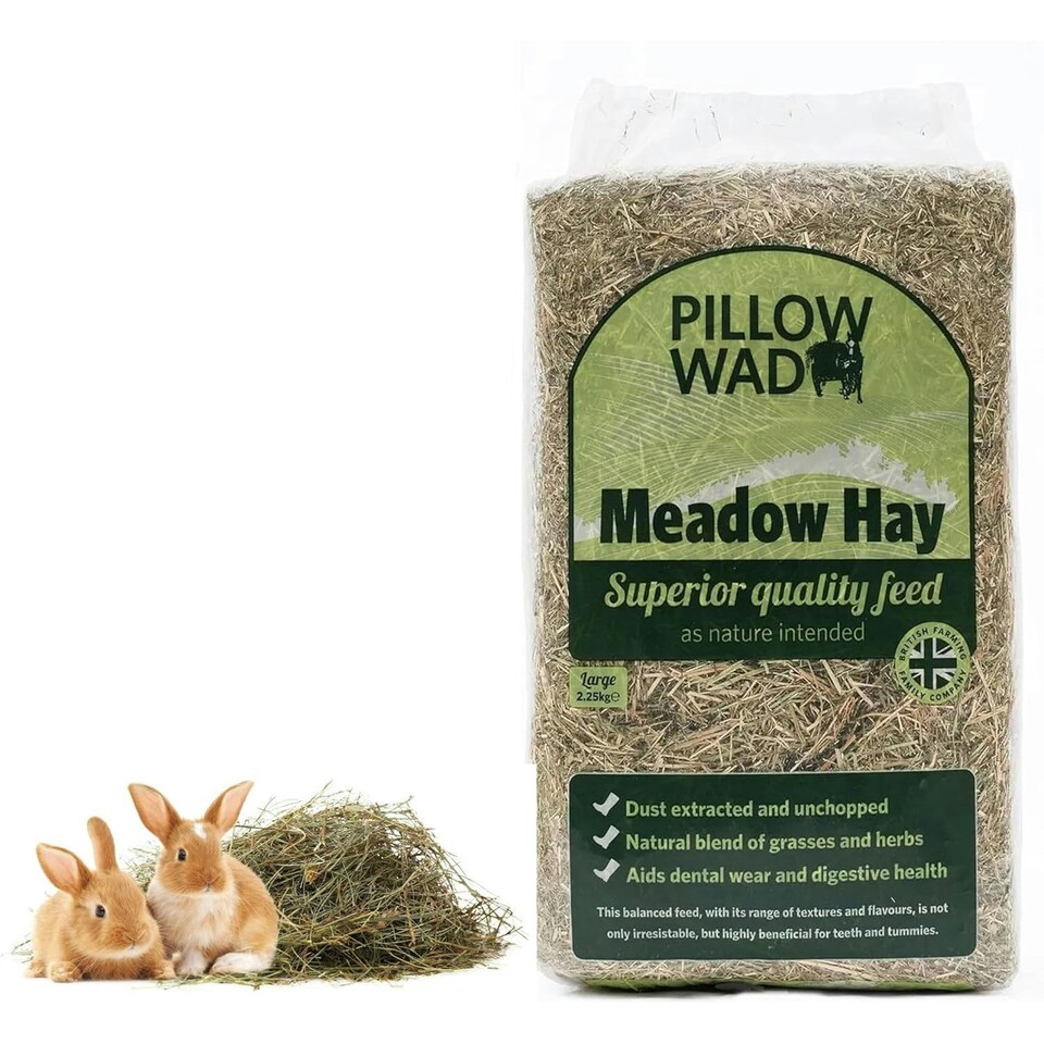 image 1 of 1 x 2.25KG Fresh Meadow Hay Natural Feed Dried Grass For Small Animals