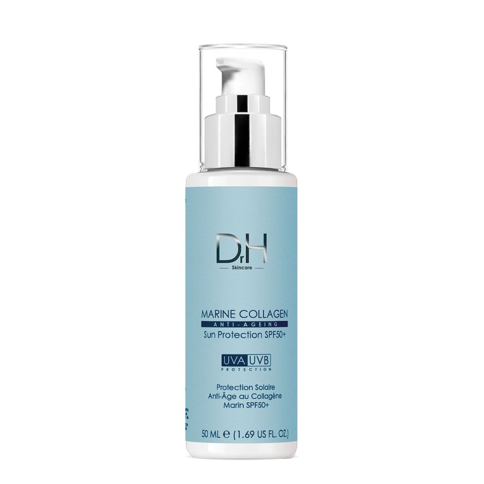 image 1 of Dr H Anti-Ageing Marine Collagen Sun Protection SPF 50 50ml for Firming, Protecting