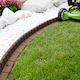 image 2 of Mower Edge Garden Border Edging Lawnmower Friendly 1.2m - Brown - Pack of 2 | Brown | Brown