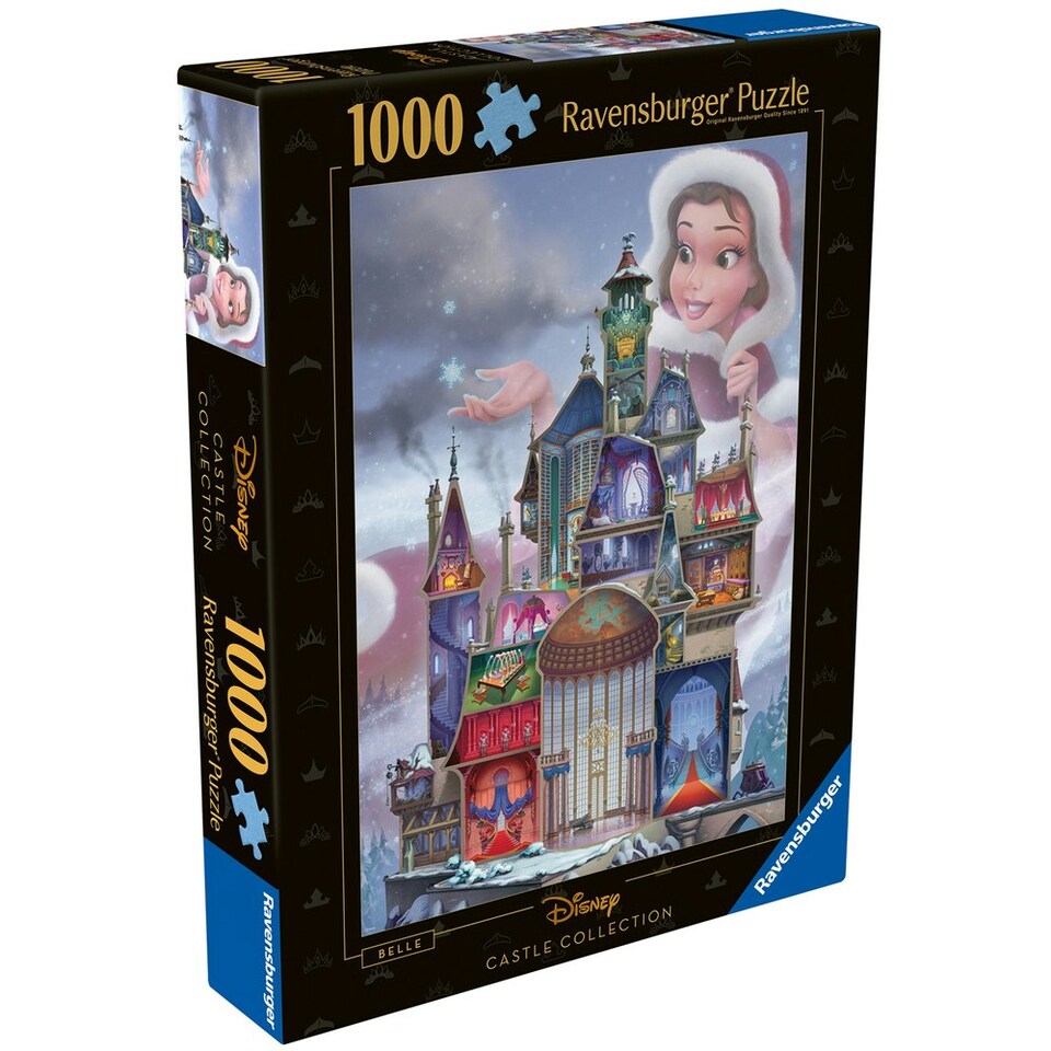 image 1 of Ravensburger Disney Castles Belle 1000 Piece Puzzle