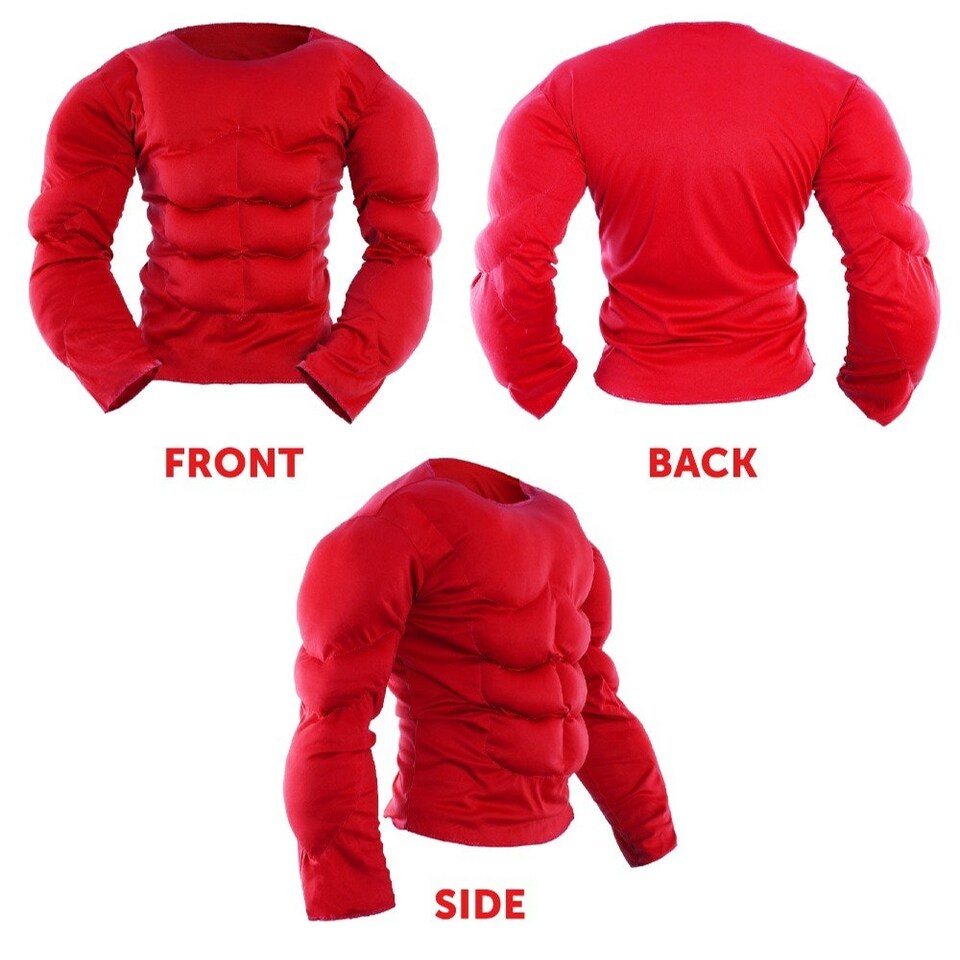 image 1 of Childs Red Muscle Chest Red | M