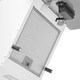 image 3 of SIA AH60WH 60cm White Angled Glass Chimney Cooker Hood Kitchen Extractor Fan With 3 Speeds, LED Lights