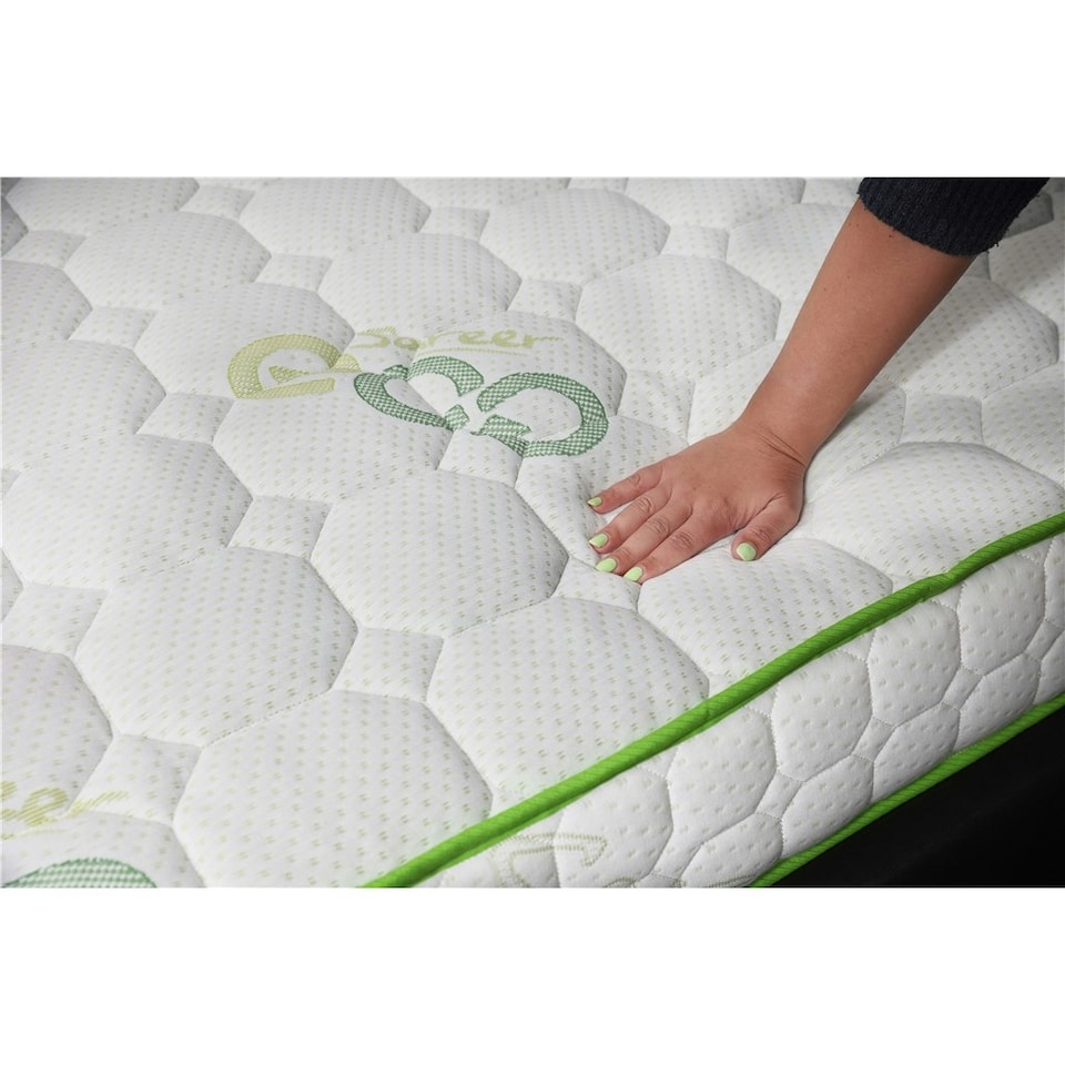 image 1 of 4ft 6" Double ECO Selier Cool Blue Mattress - (135cm)