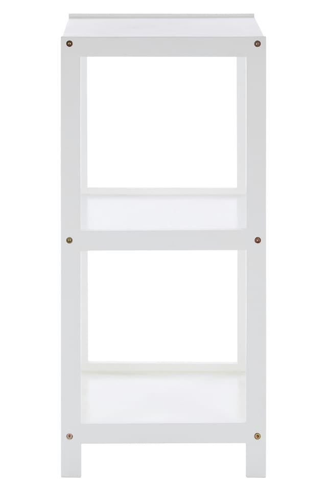 image 1 of Dara 3 Tier Rustic Bathroom Shelf | White