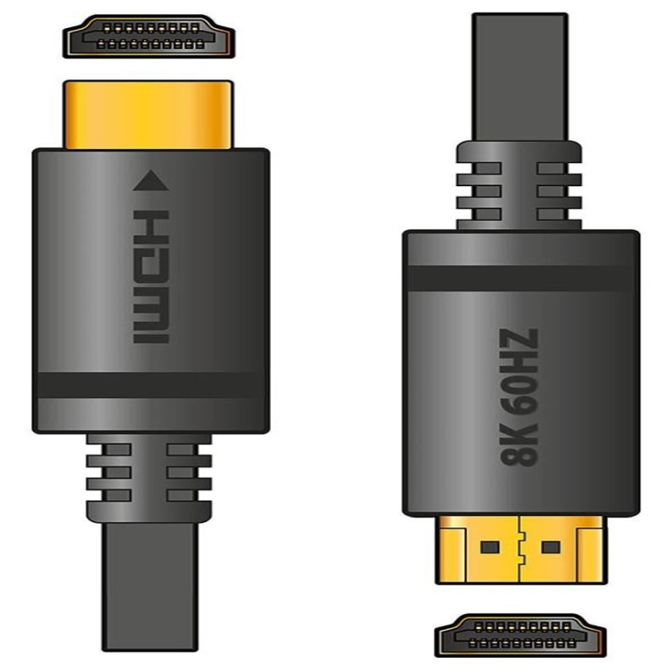 image 1 of AV:LINK - High Speed 8K 60Hz HDMI 2.1 Lead, Male to Male, Gold Contacts, 1m