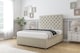 image 2 of Sloomy Mayfair Cream Plush Divan Bed With Mattress 4 Drawers With 54" Floor Standing Headboard 5' King | Cream | Cream | King | 1