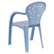 image 4 of Coloured Plastic Kids Chairs Stackable Nursery Indoor Outdoor Party Garden Play | Blue | 2 Pcs Blue | 2