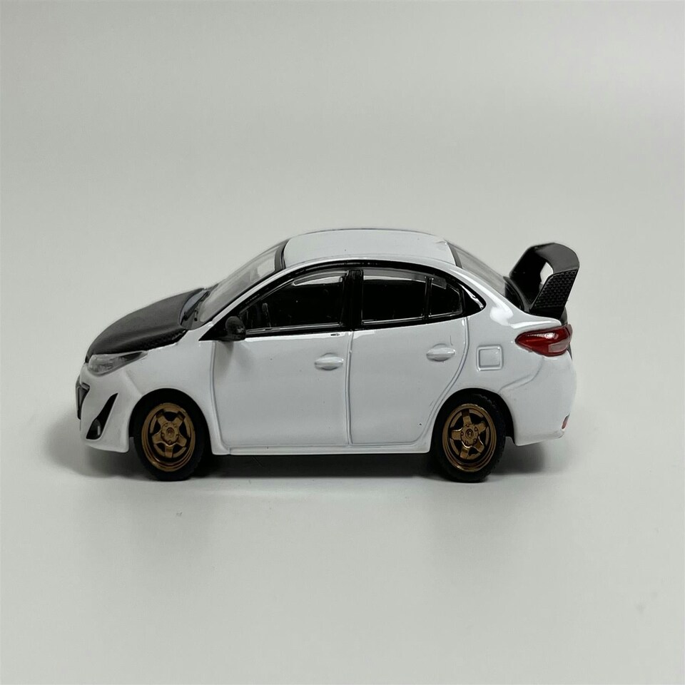 image 1 of Toyota GR Vios White 1:64 Scale Pop Race PR640094