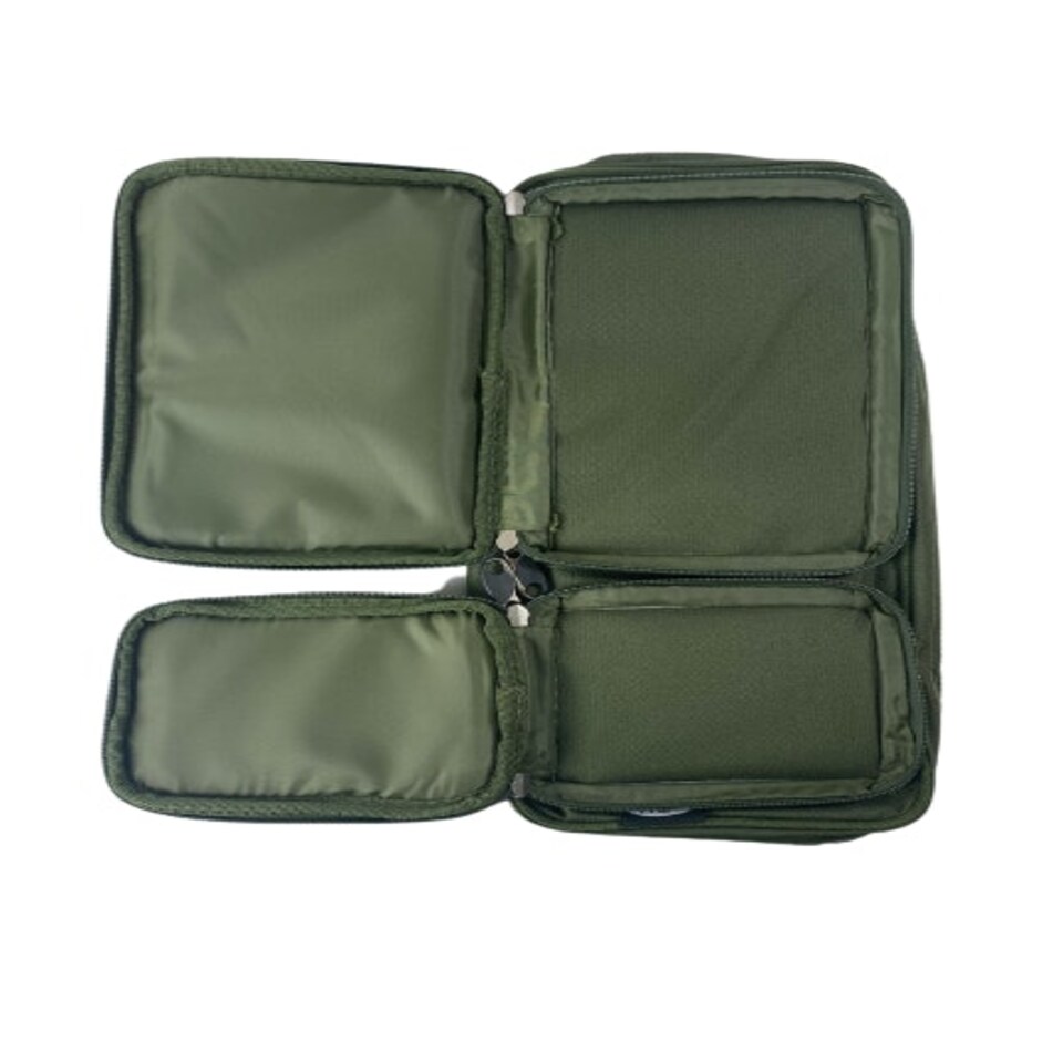 image 1 of NGT Buzz Bar Bag Twin Section Multi Pocket Storage - Black N/A