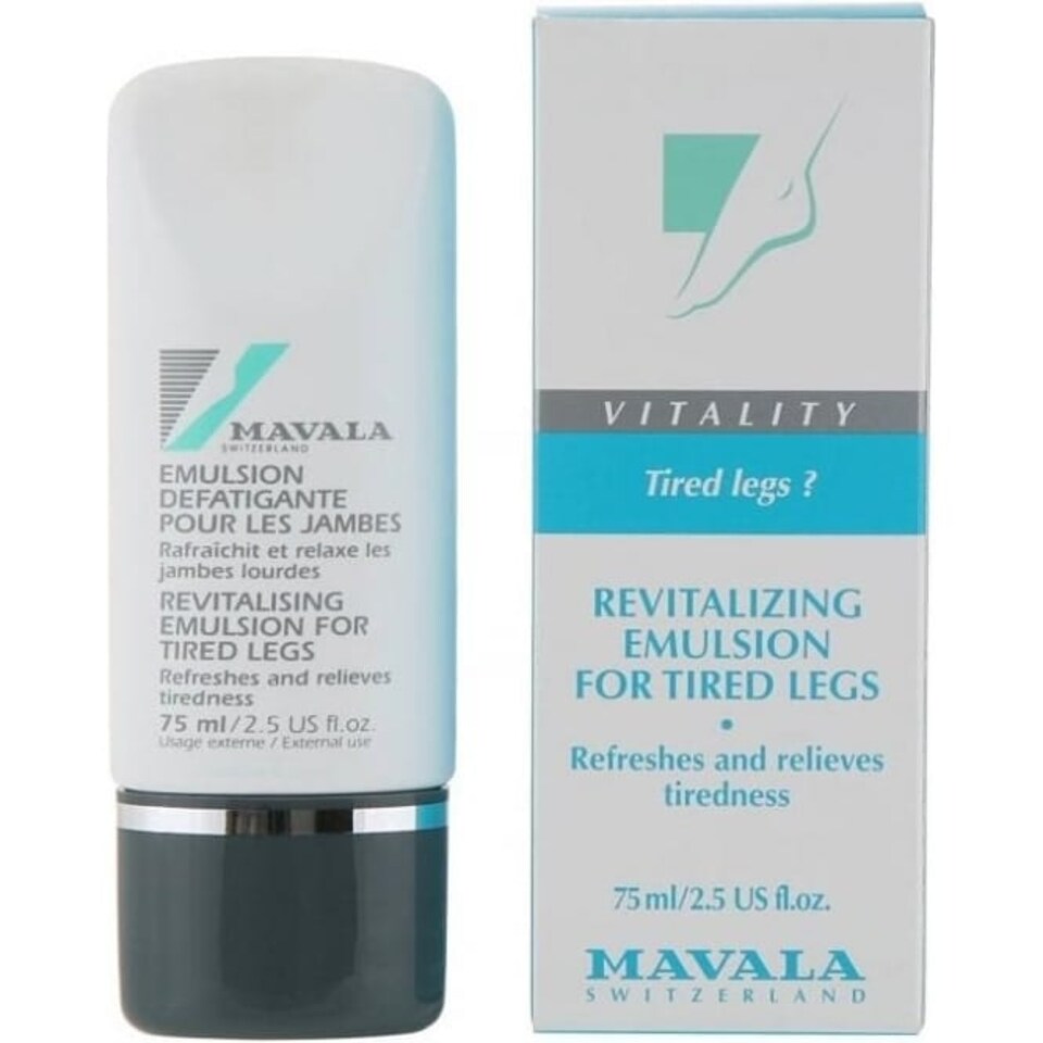 Mavala Revitalizing Emulsion For Tired Legs 75ml Red