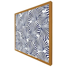 Striped sea shells (Picutre Frame) Brown | Oak | XL