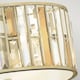 image 2 of Gemma 3 Light Flush Mount Ceiling Light Silver Leaf, E27