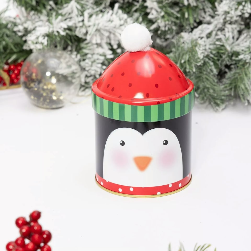 image 1 of 4 Set Christmas Character Tins