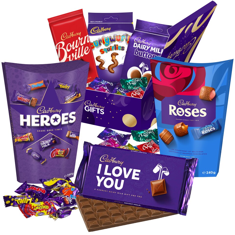 image 1 of Cadbury "I Love You" Large Chocolate Gift Box