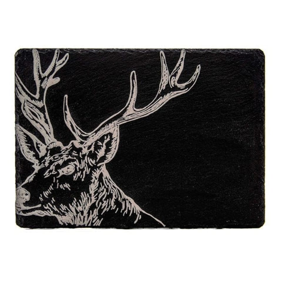 image 1 of The Just Slate Company Stag Slate Cheese Board
