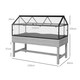 image 5 of Outsunny Raised Garden Bed with Polycarbonate Panel and Top Vent