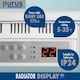 image 6 of Purus 600W Electric Panel Heater Wall Mounted White Radiator